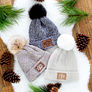 Monogrammed Beanie With Faux Fur Pom-Pom - Marleylilly