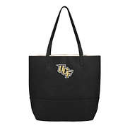 ucf black basic tote bag
