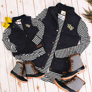 matching mommy and me ucf quilted vests