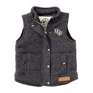 ucf kids heathered quilted vest