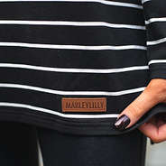 branding on monogrammed utility pullover