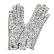 heathered gray gloves