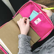 inside zipper pocket