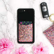 confetti phone pocket on iphone