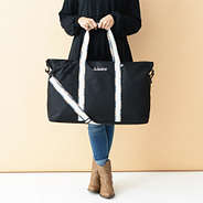 eclipse weekend bag in hands