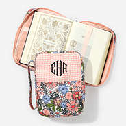 Monogrammed Bible Carrier in Boho Blooms