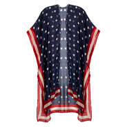 americana kimono in navy