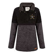 vanderbilt colorblock sherpa pullover