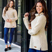 camel teddy bear sweatshirt outfit