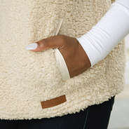 branding on teddy bear vest