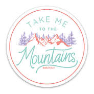 mountain sticker