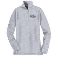 georgia tech pullover sweatshirt in grey