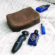 shave kit with shave accessories
