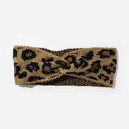 Knotted Headwrap in Leopard