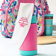 white headband on water bottle