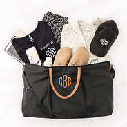Monogrammed Classic Weekender Bag
