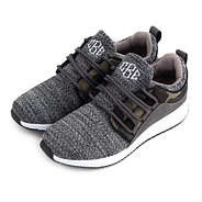 monogrammed camo sneakers