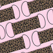 black and brown leopard print face masks