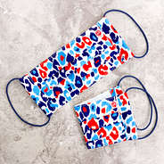 americana leopard face masks