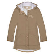 Georgia Tech rain jacket in khaki
