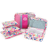 Monogrammed Packing Bags, Set of Six - Marleylilly