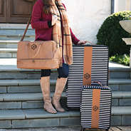 monogrammed duffel weekender with monogrammed suitcases