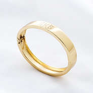 Monogrammed Cuff Bracelet