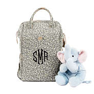 Monogrammed Rustic Leopard Diaper Backpack