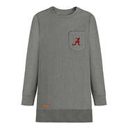 alabama corded sweatshirt in charcoal