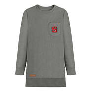 nc state charcoal corded sweatshirt