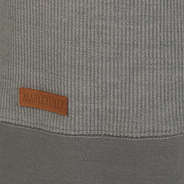 nc state grey corded sweatshirt branding detail