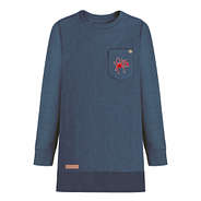 richmond navy corded sweatshirt