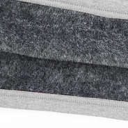 fuzzy interior of crewneck sweatshirt