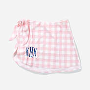 pink gingham sarong