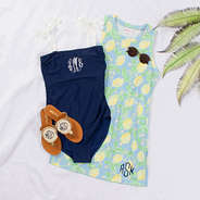 Monogrammed Coastal Cover Up