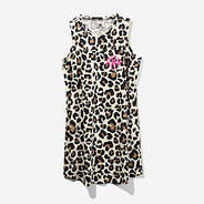 monogrammed dresses in ivory leopard