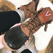 uva duck boots with socks