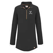 black uva fleece pullover