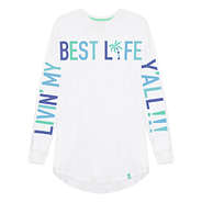 blue living my best life jersey