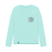 mint monogrammed lounge sweatshirt