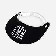 Monogrammed Sun Visor in Black
