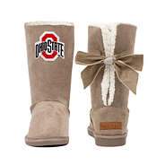 ohio state sherpa tie booties