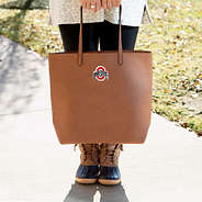 Ohio State Buckeyes Basic Tote Bag with duck boots