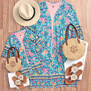 mom and me floral dusters