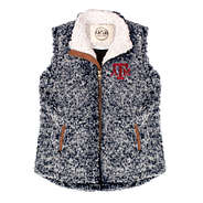 texas A&M kids heathered sherpa vest