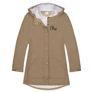 ohio state rain jacket in khaki