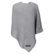 Howard Bison Poncho in Grey