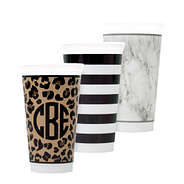 monogrammed cup set