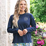 Heathered Navy
