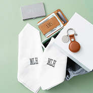 mens handkerchief set with wallets